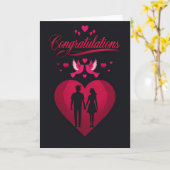 婚約 カード (黄色い花)