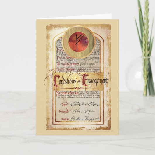 婚約 カード (正面)