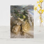 婚約 カード (黄色い花)