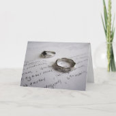 婚約 カード (正面)