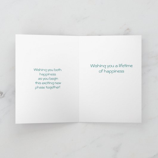 婚約 カード (内部)