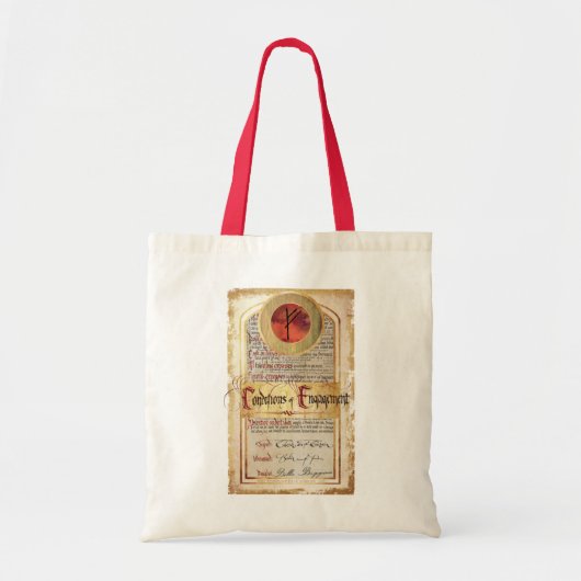 婚約 トートバッグ (正面)