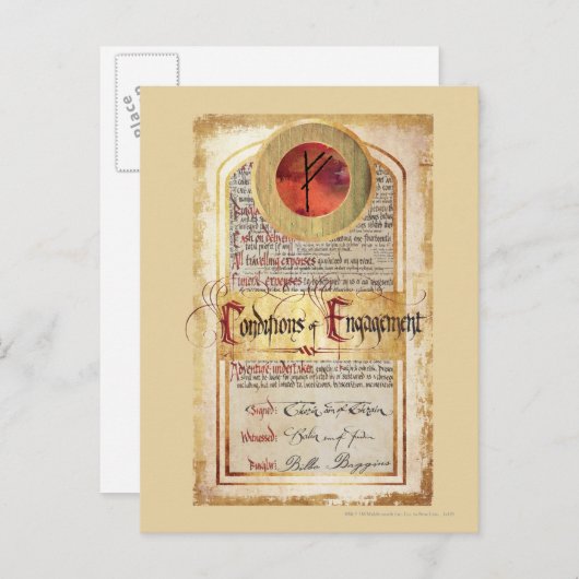 婚約 ポストカード (正面/裏面)