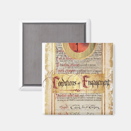 婚約 マグネット (正面/裏面)