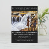 婚約 – 写真の背景ウェストバージニア –  招待状 (スタンド正面)