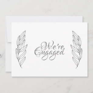 婚約、婚約したパーティー 案内状