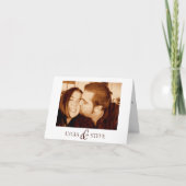 婚約 招待状 (正面)