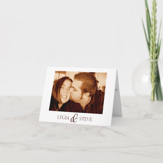 婚約 招待状 (正面)