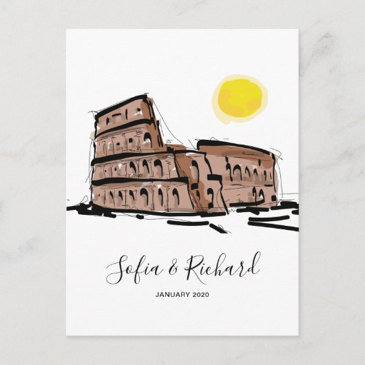 婚約、提案、アニバーサリーカップルの贈り物 シーズンポストカード (正面)