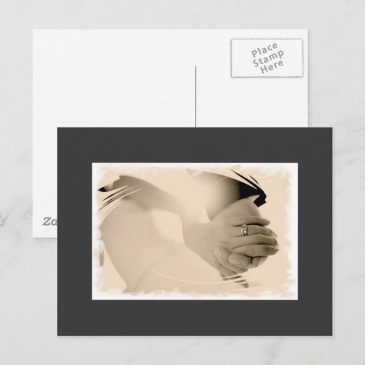 婚約 案内ポストカード (正面/裏面)