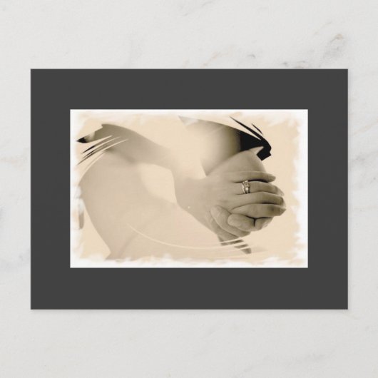 婚約 案内ポストカード (正面)