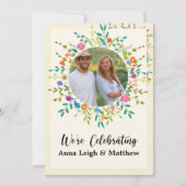 婚約 - 結婚発表招待状 招待状 (正面)