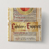 婚約 缶バッジ (正面)