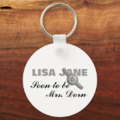 婚約- Keychain（名前） キーホルダー (正面)