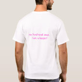 婚約 Tシャツ (裏面)