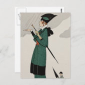 『婦人とモード』6号 ポストカード (正面/裏面)