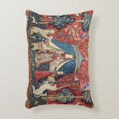 婦人と一角獣(ユニコーン) アクセントクッション (正面(垂直))