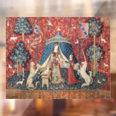 婦人と一角獣(ユニコーン) ウィンドウサイン (シート2)