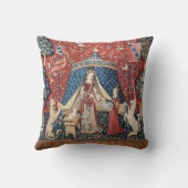 婦人と一角獣（ユニコーン） クッション (裏面)