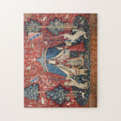 婦人と一角獣(ユニコーン) ジグソーパズル (縦)