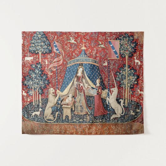 婦人と一角獣（ユニコーン） タペストリー (正面(横))