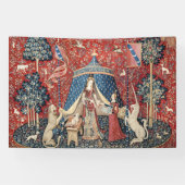 婦人と一角獣(ユニコーン) 横断幕 (横)