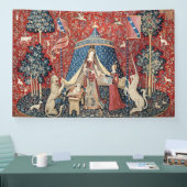 婦人と一角獣(ユニコーン) 横断幕 (トレードショー)