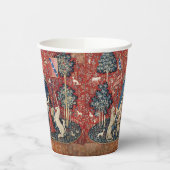 婦人と一角獣（ユニコーン） 紙コップ (左)