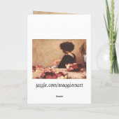 婦人と騎士 カード (裏面)