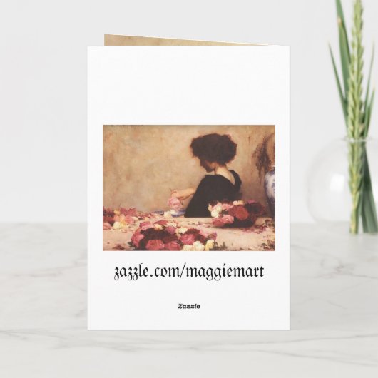 婦人と騎士 カード (裏面)