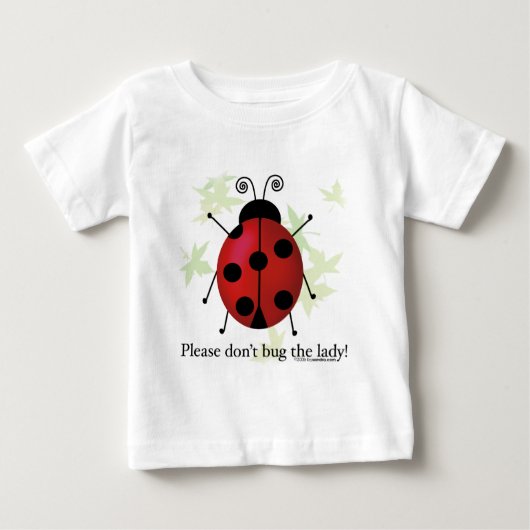 婦人に盗聴器を使うな ベビーTシャツ (正面)