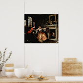 婦人の最後の賭け。ウィリアム・ホガース著 ポスター (キッチン)