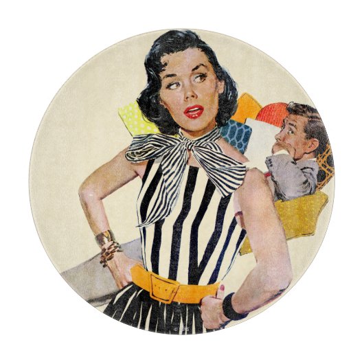 婦人は侮辱された カッティングボード (正面)