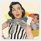 婦人は侮辱された スクエアシール (正面)