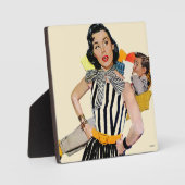 婦人は侮辱された フォトプラーク (正面)