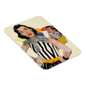 婦人は侮辱された マグネット (右側)