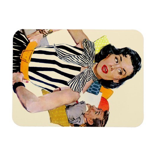 婦人は侮辱された マグネット (横)