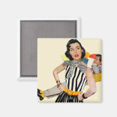 婦人は侮辱された マグネット (正面/裏面)