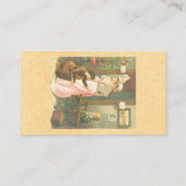 婦人ビクトリアン裁縫 名刺 (裏面)