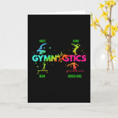 婦人体操バービームボールトフロア カード (黄色い花)