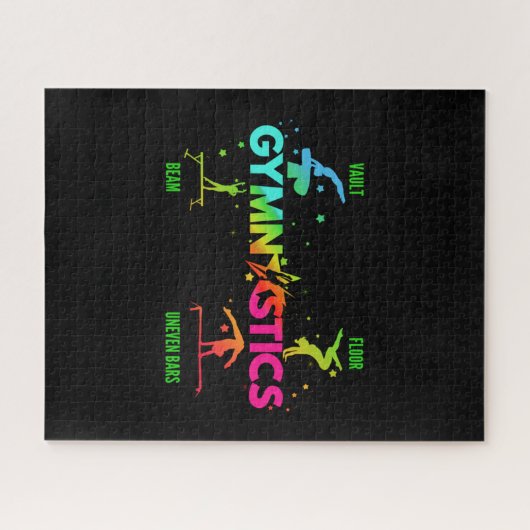 婦人体操バービームボールトフロア ジグソーパズル (横)