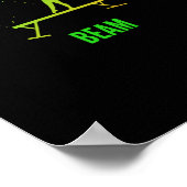 婦人体操バービームボールトフロア ポスター (角)