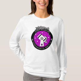 婦人公式ロゴ長袖シャツホワイト Tシャツ