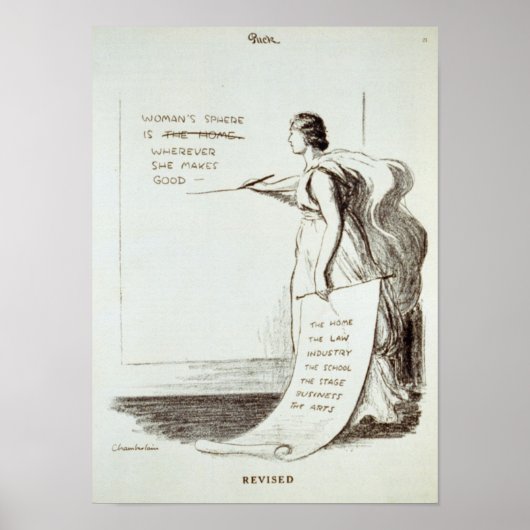 婦人分野の見直し ポスター (正面)