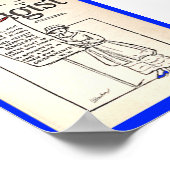 婦人参政権による改組コピー参政権ニュース ポスター (角)