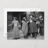 婦人参政権の配布資料， 1913 ポストカード (正面/裏面)