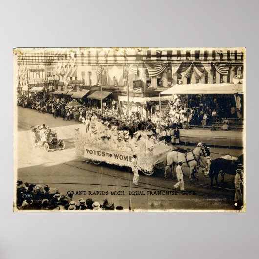 婦人参政権パレード ポスター (正面)