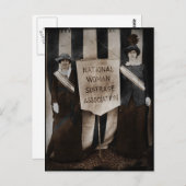 婦人参政権運動 ポストカード (正面/裏面)