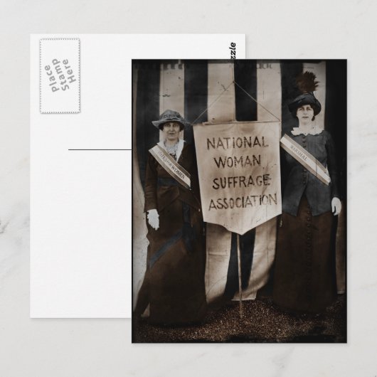 婦人参政権運動 ポストカード (正面/裏面)
