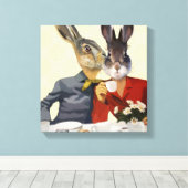 婦人噂話 キャンバスプリント (インサイチュ (ウッドフロア))